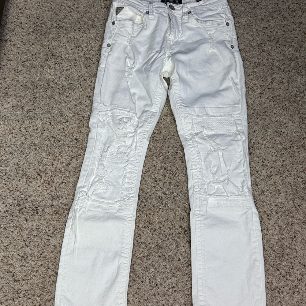Salvage White Men's Slim Jeans
